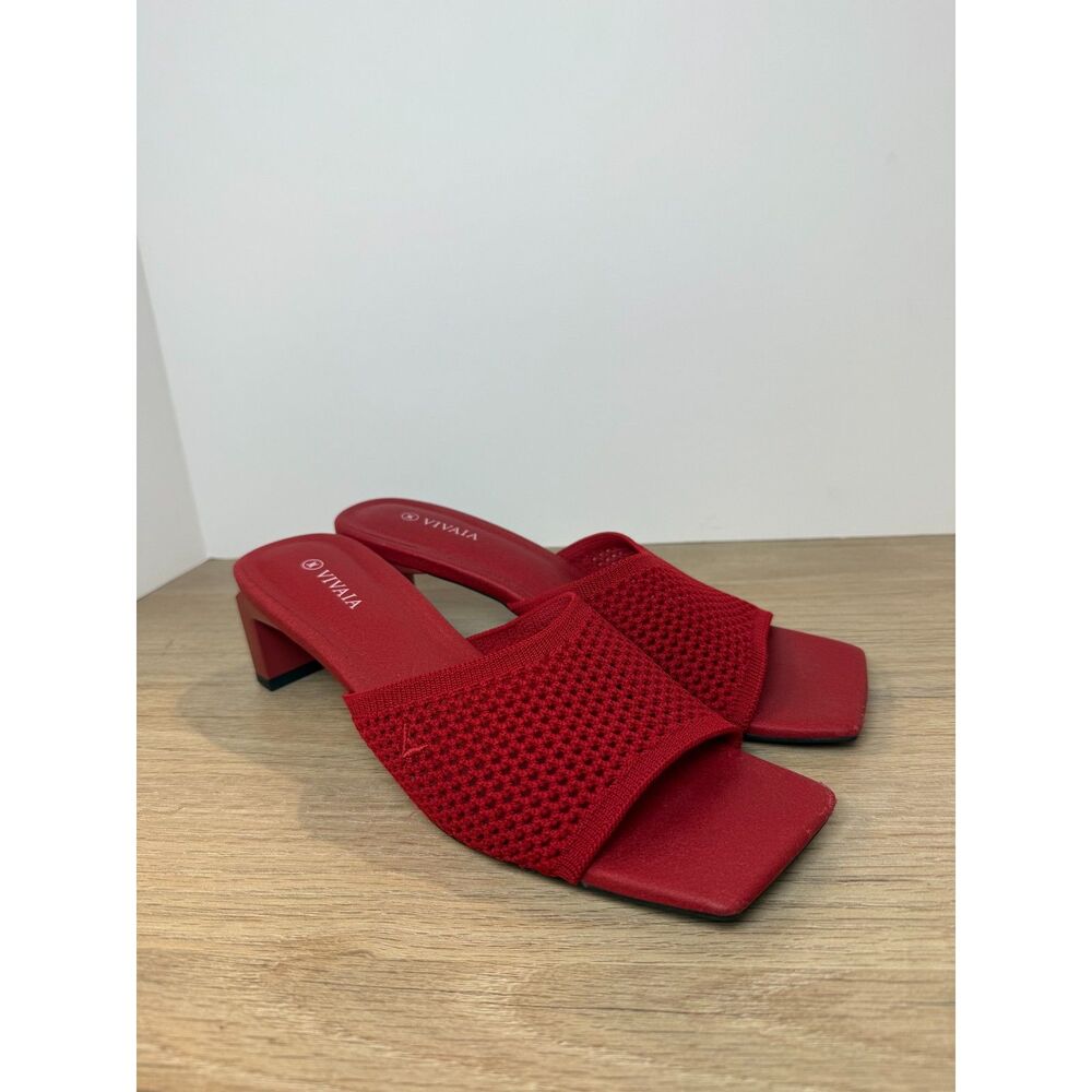 Vivaia Juliet Square Toe Block Heel Slide Sandals… - image 6